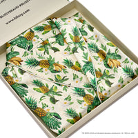 Classic Robe - White Lotus - Pineapple