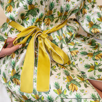 Classic Robe - White Lotus - Pineapple
