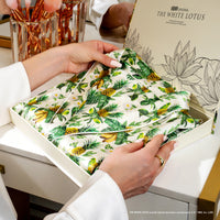 Classic Robe - White Lotus - Pineapple