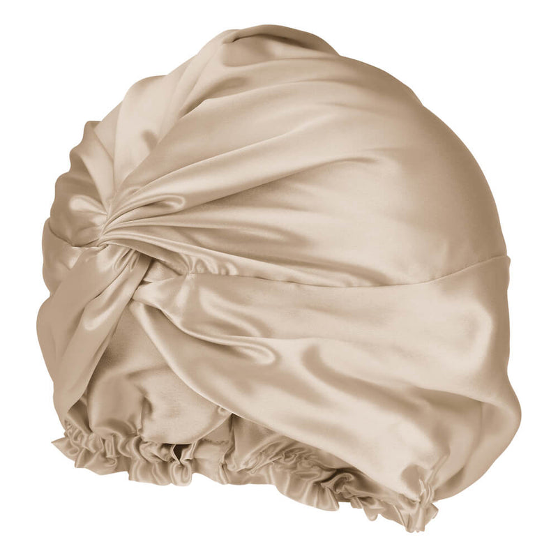 Blissy Champagne Blissy Bonnet Lifestyle โ Mulberry Silk
