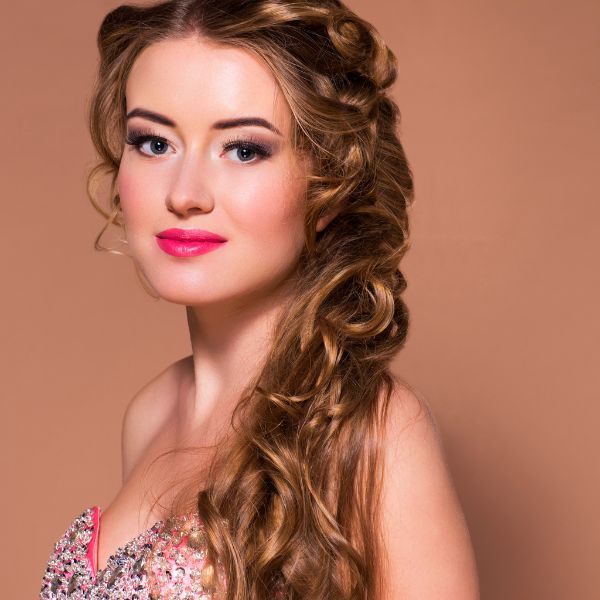 trendy fancy hair for NYE