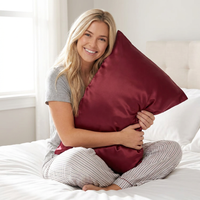 Pillowcase - Burgundy - King