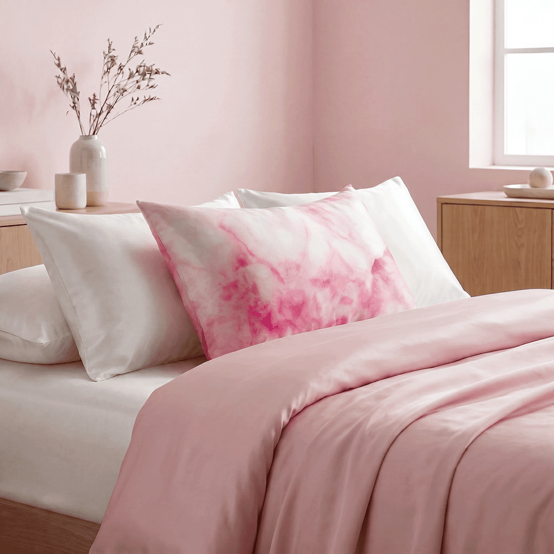 Pillowcase - Pink Tie-Dye - Queen