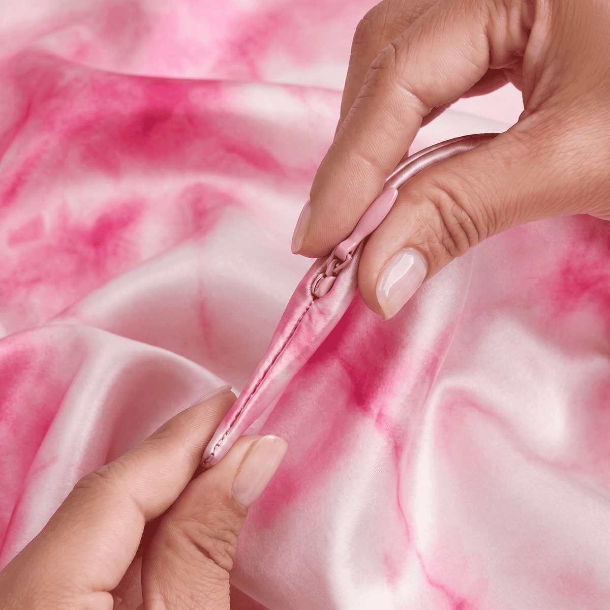 Pillowcase - Pink Tie-Dye - King