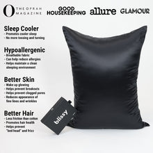 Load image into Gallery viewer, Pillowcase - Black - Queen