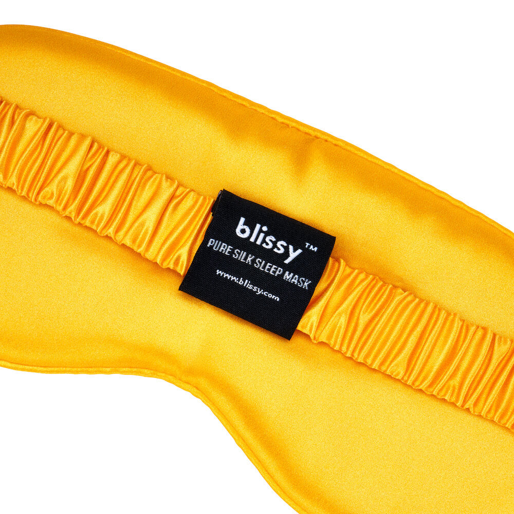 Blissy Sleepyhead Minion Sleep Mask Lifestyle – Mulberry Silk