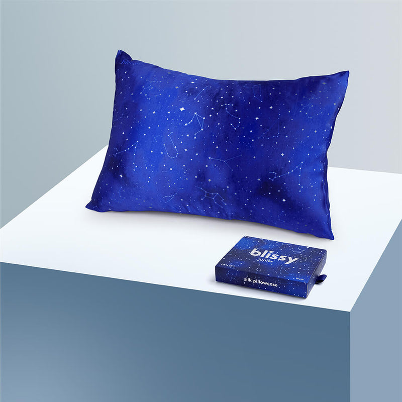 Pillowcase - Night Sky - Queen - Blissy Queen Night Sky Pillowcase – 22 Momme Mulberry Silk, 100% Silk