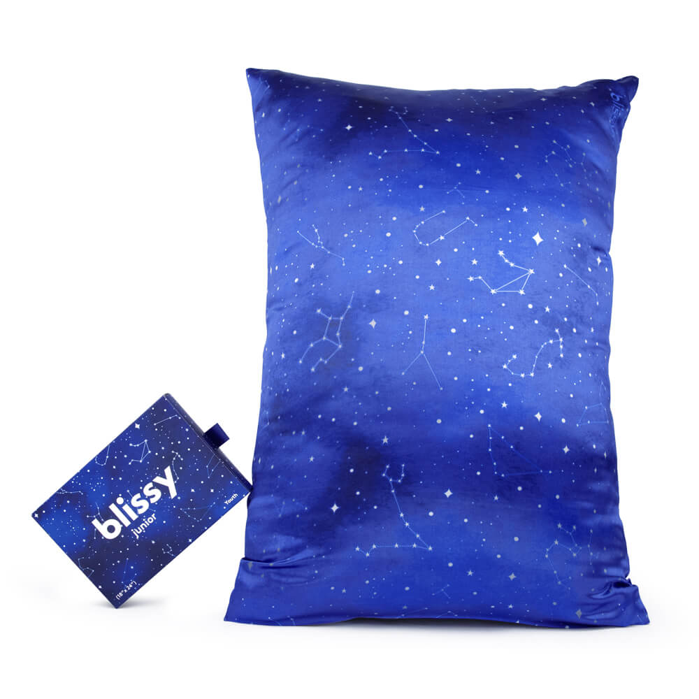 Blissy Mulberry Silk Pillowcase – Night Sky Queen