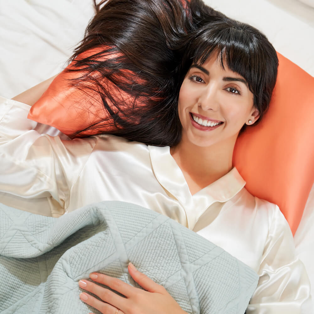 Blissy Mulberry Silk Pillowcase – Sunrise King