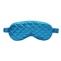 Sleep Mask - Aqua - Diamond Quilted