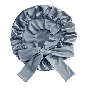 Blissy Bow Bonnet - Ash blue