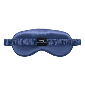 Blissy Mulberry Silk Sleep Mask – Blue