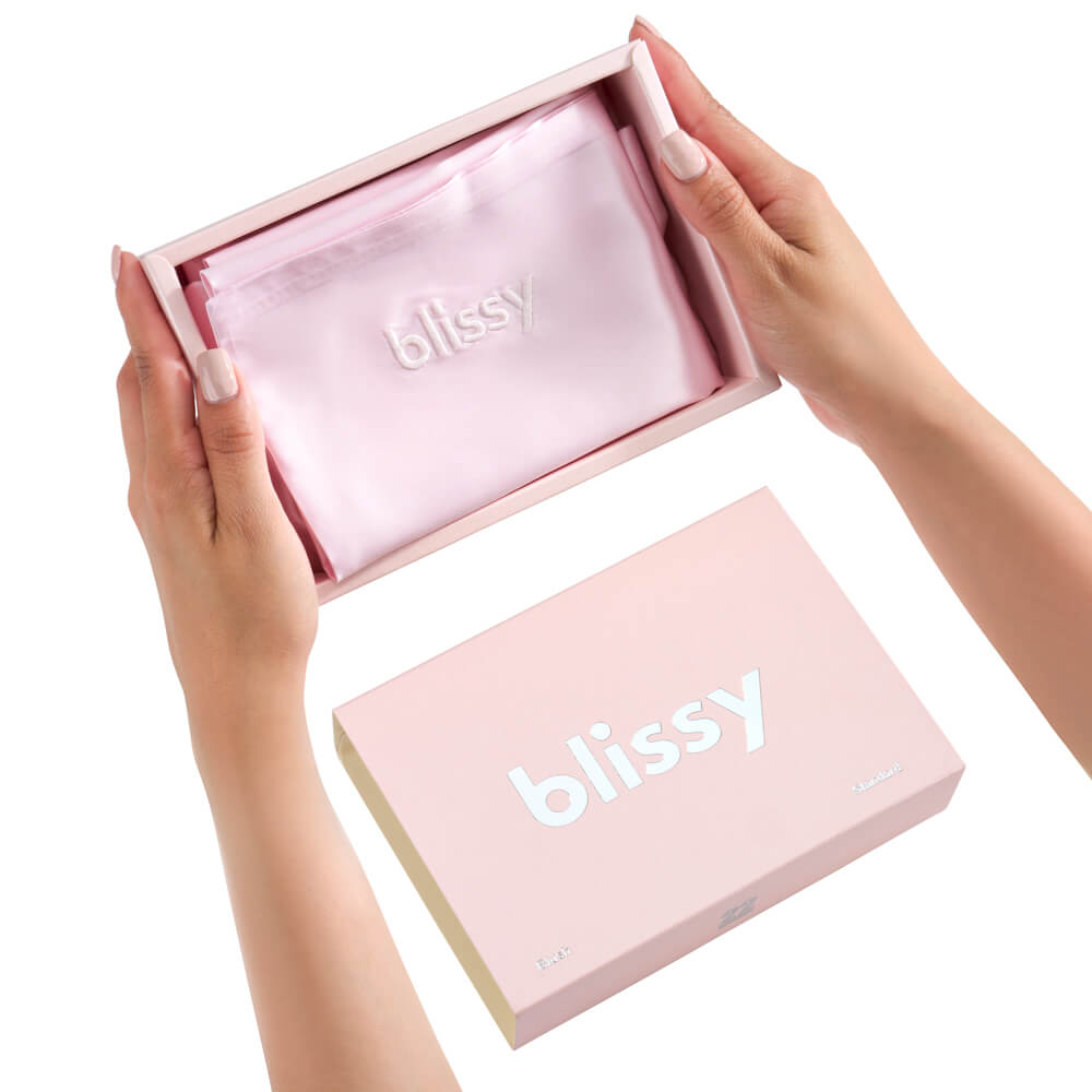 King Blush Pillowcase – Blissy Premium Silk