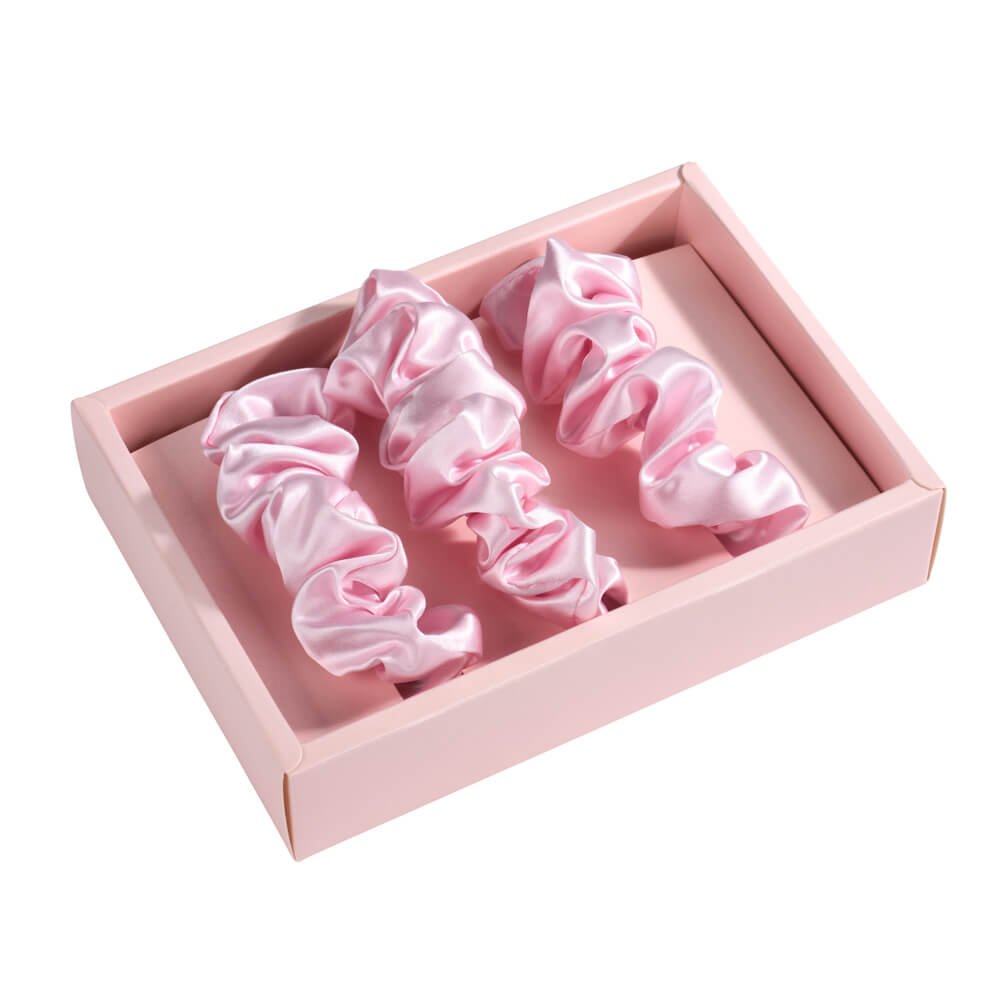 Blissy Blush Silk Blissy Scrunchies Detail –