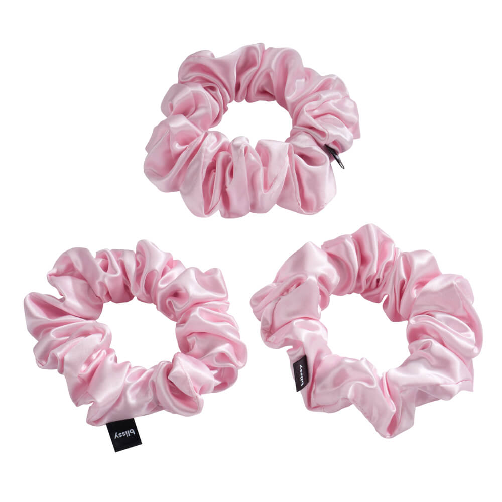 Blissy Mulberry Silk Blissy Scrunchies – Blush