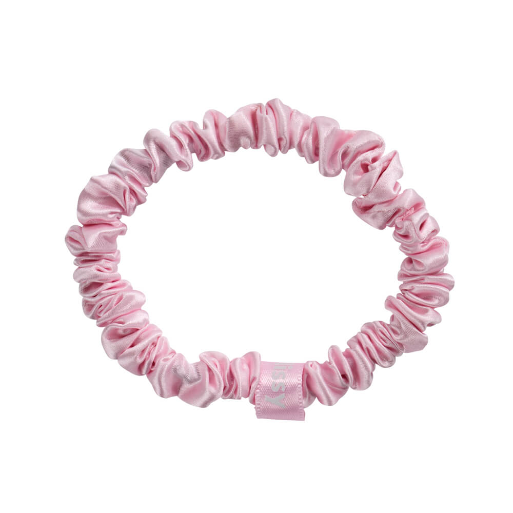 Blissy Blush Silk Blissy Skinny Scrunchies Detail –