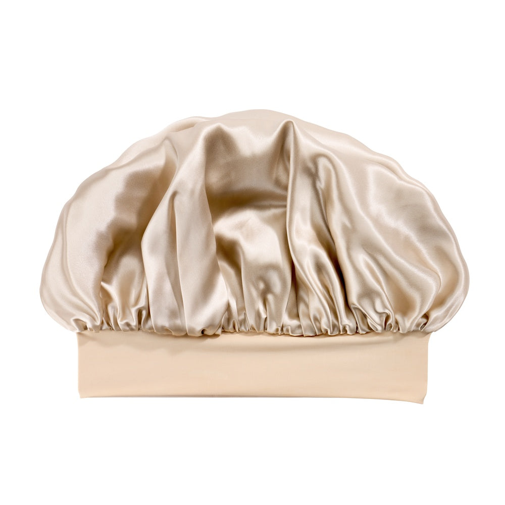 Blissy 100% Mulberry Silk Blissy Silk Halo Bonnet Lifestyle – Mulberry Silk
