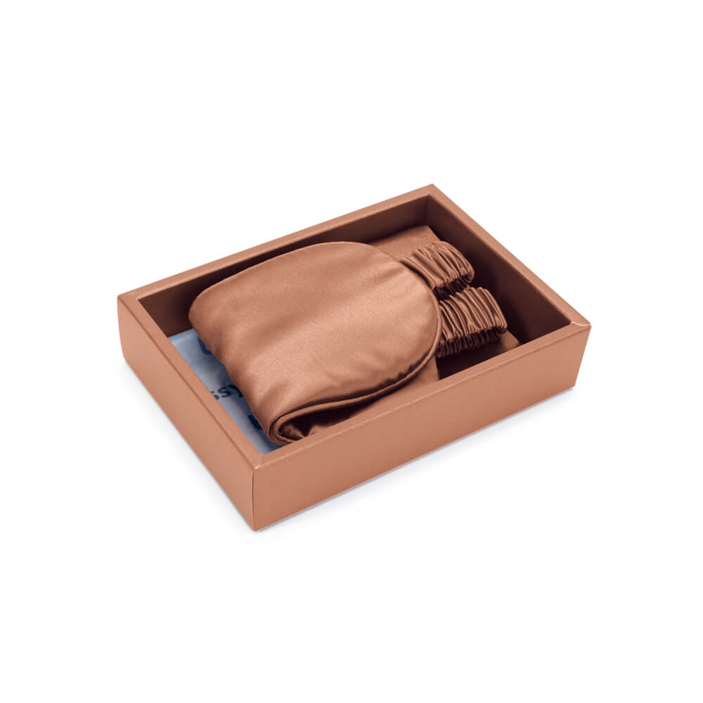 Blissy Mulberry Silk Sleep Mask – Cinnamon