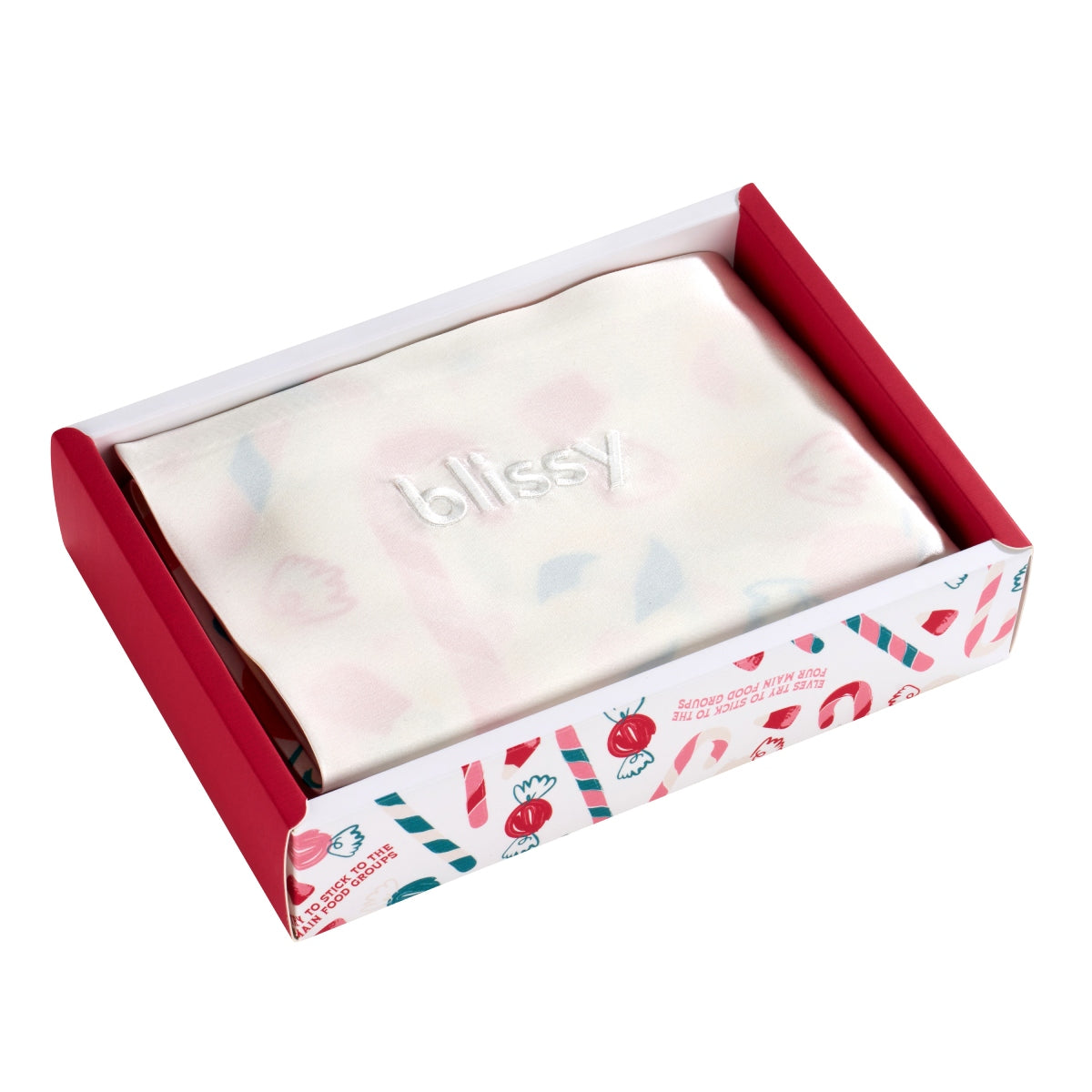 Blissy Mulberry Silk Pillowcase – Elf “Santa! I Know Him!” King