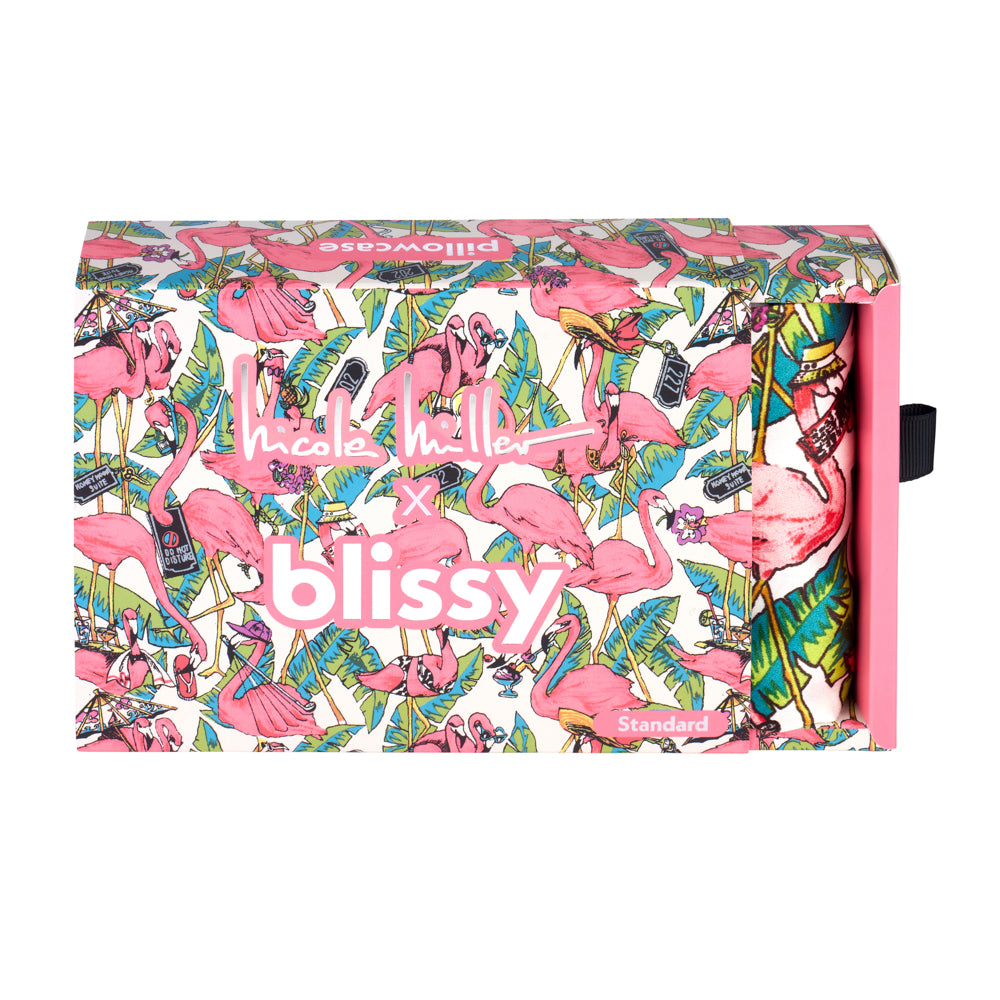 Pillowcase - Nicole Miller - Flamingo - Queen