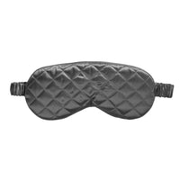 Sleep Mask - Grey - Diamond Quilted