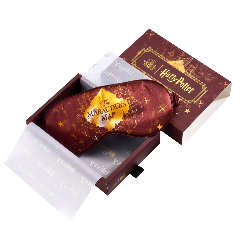 Blissy Harry Potter Silk Sleep Mask Detail –