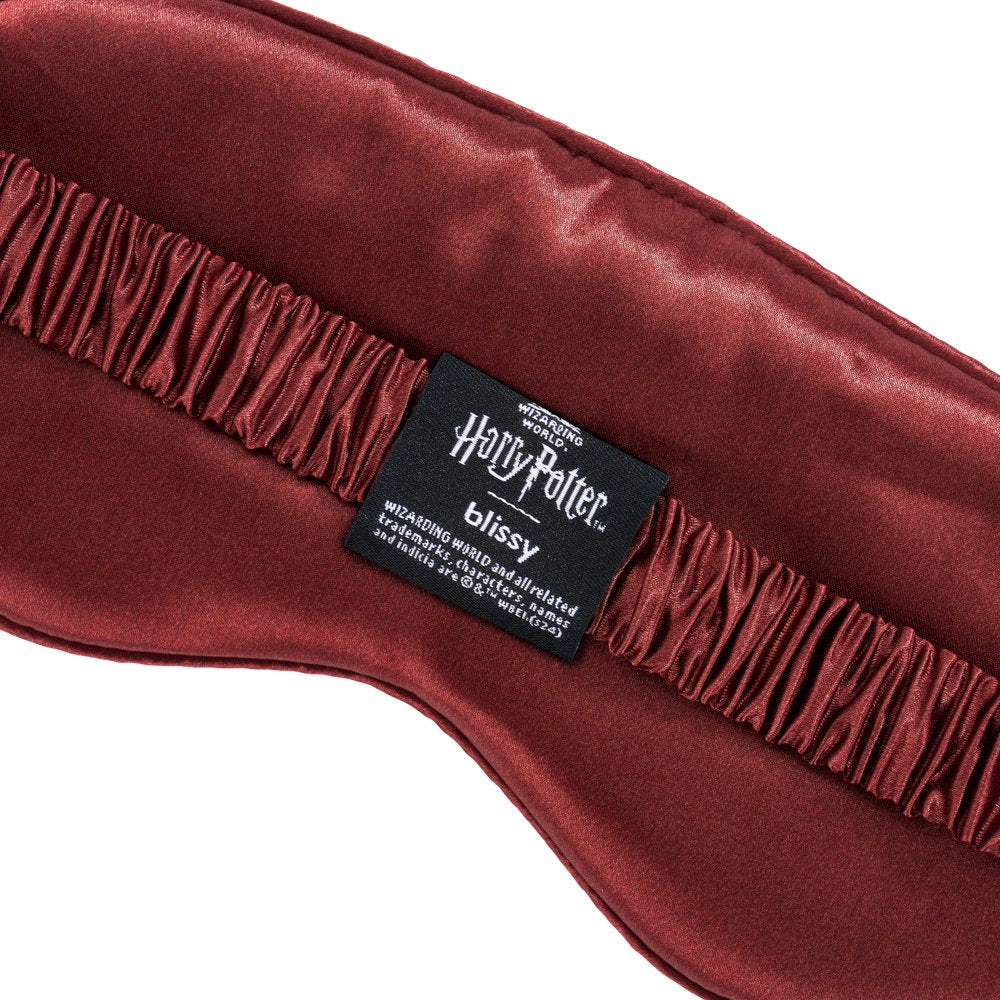 Blissy Harry Potter Silk Sleep Mask Detail –