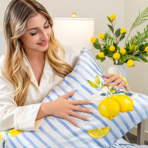 Pillowcase - Lemon Bloom - Queen