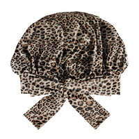 Blissy Bow Bonnet - Leopard