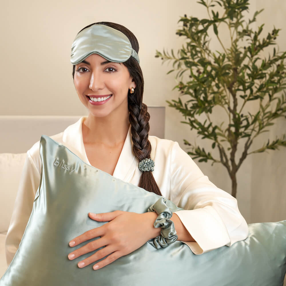 Matcha Mulberry Silk Blissy Dream Set – Blissy King