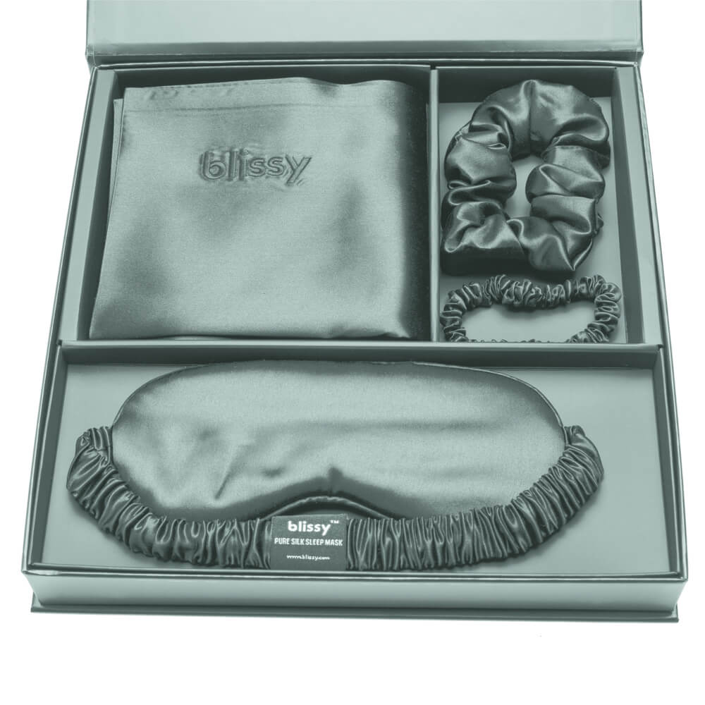Blissy Matcha Silk Blissy Dream Set Detail – King