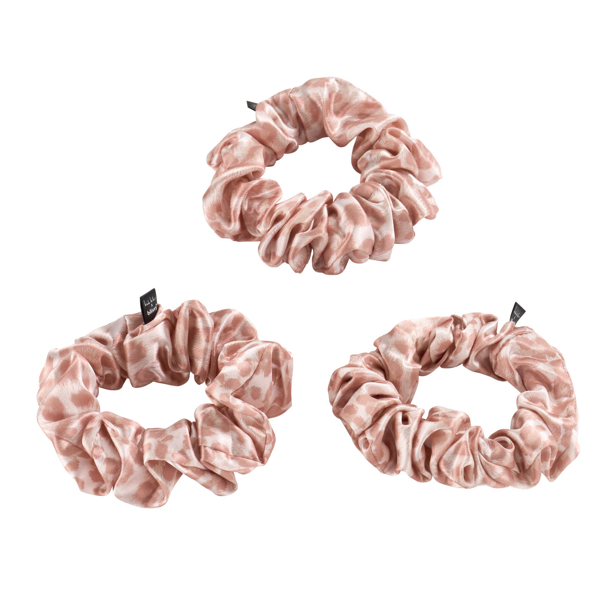 Blissy Mauve Cheetah Blissy Scrunchies Lifestyle – Mulberry Silk