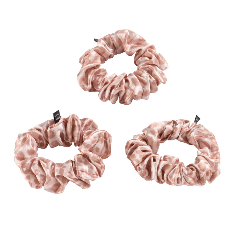 Blissy Scrunchies - Nicole Miller - Mauve Cheetah