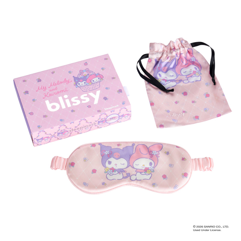 Blissy Sleep Mask - Hello Kitty - Melody & Kuromi