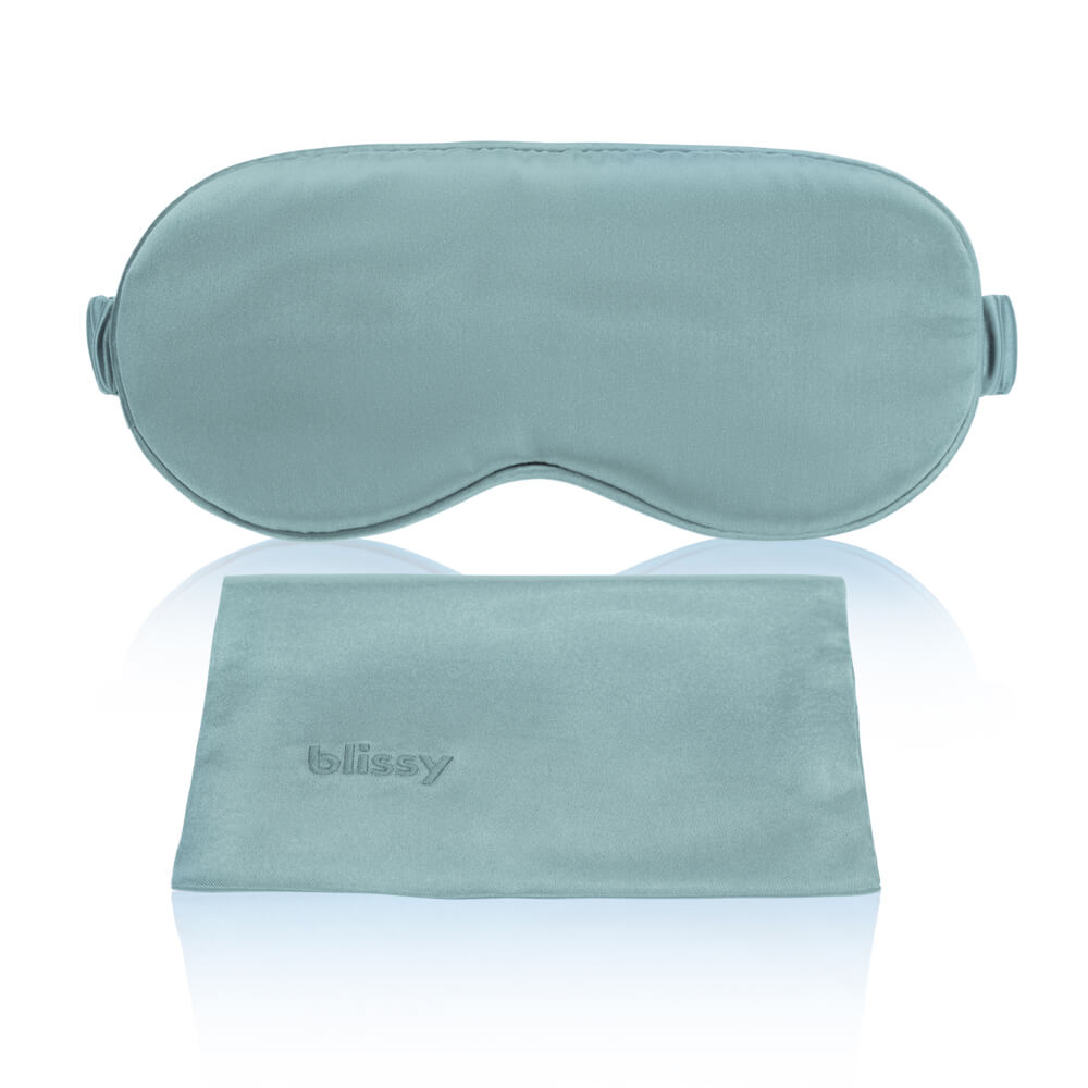 Mint Mulberry Silk Sleep Mask – Blissy