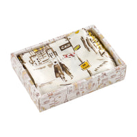 Pillowcase - Nicole Miller - NY  to Paris - Queen