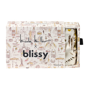 Pillowcase - Nicole Miller - NY  to Paris - Queen