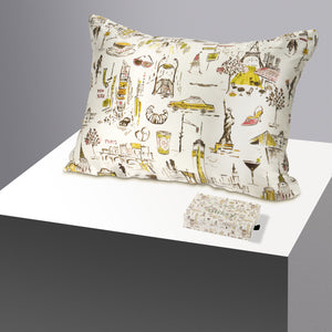 Pillowcase - Nicole Miller - NY  to Paris - Queen