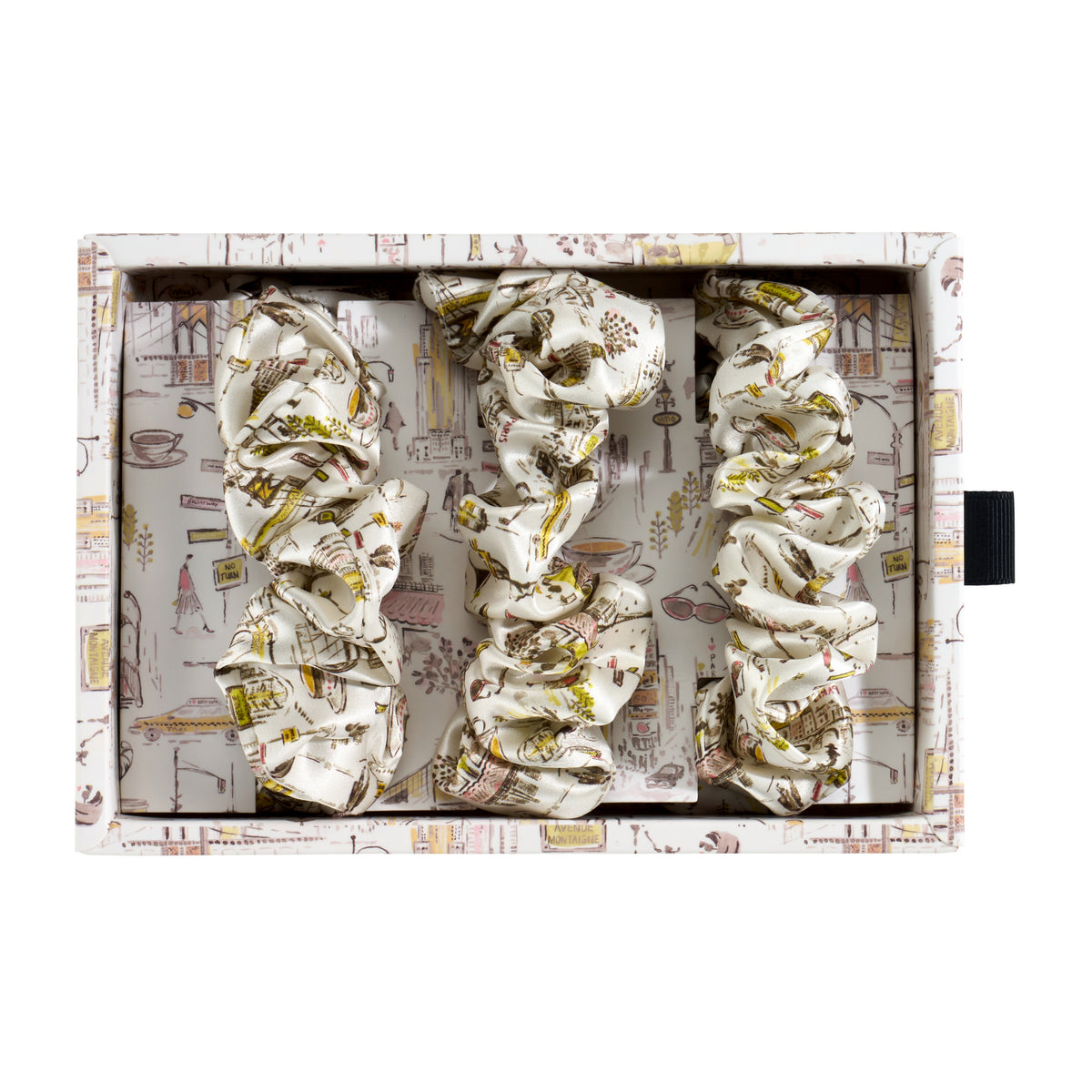 Nicole Miller Ny To Paris Mulberry Silk Blissy Scrunchies – Blissy