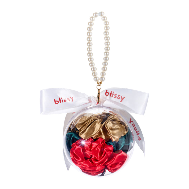 Blissy Pearl Scrunchie Ornament (3-Piece Set) - Blissy Blissy Pearl Scrunchie Ornament (3-Piece Set)