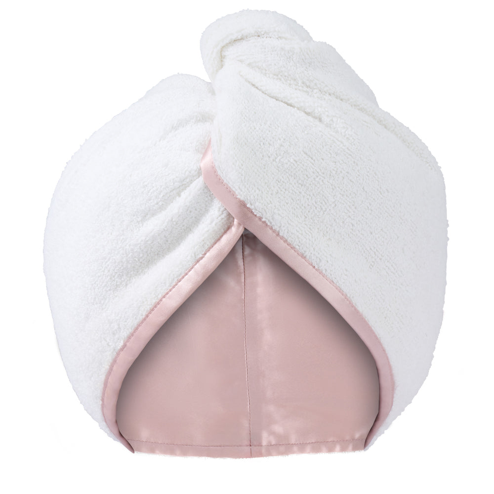 Blissy Pink Reversible Towel – 22 Momme Mulberry Silk, 100% Silk
