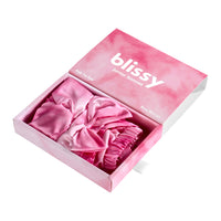 Blissy Junior Bow Bonnet - Pink Tie Dye
