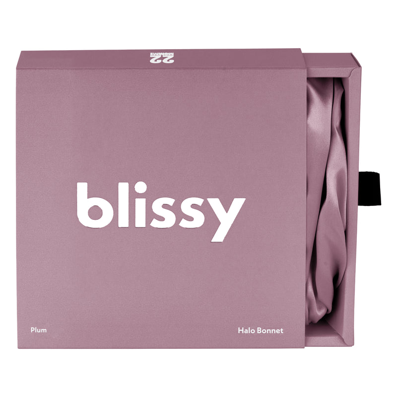 Plum Blissy Halo Bonnet – Blissy Premium Silk