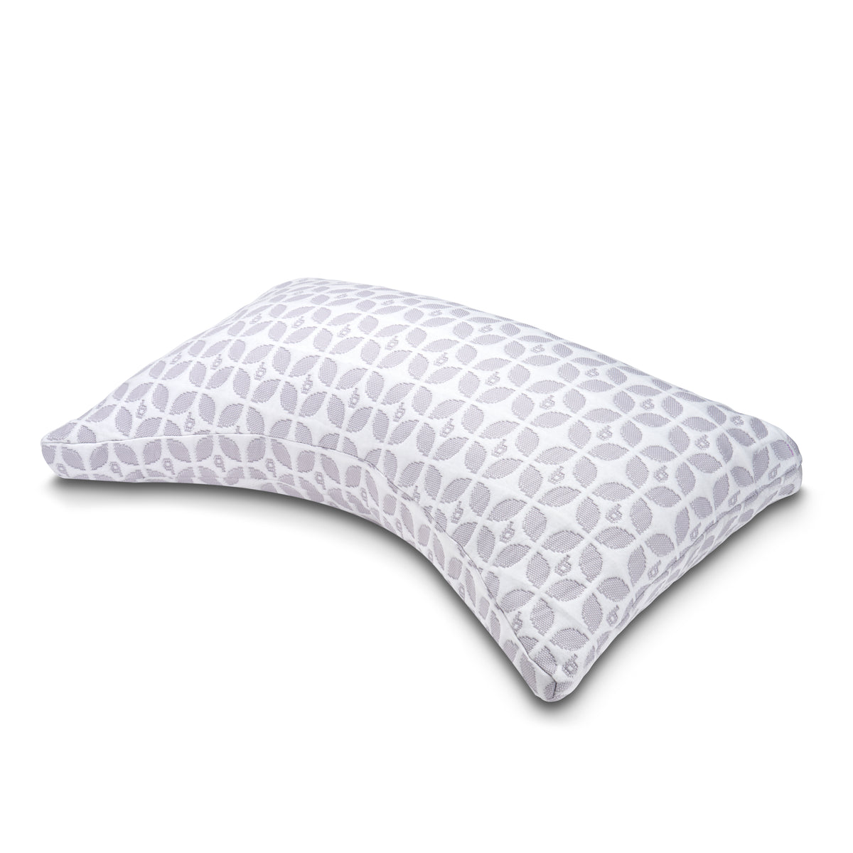 Blissy King Crescent Signature Adjustable Pillow Lifestyle – Mulberry Silk