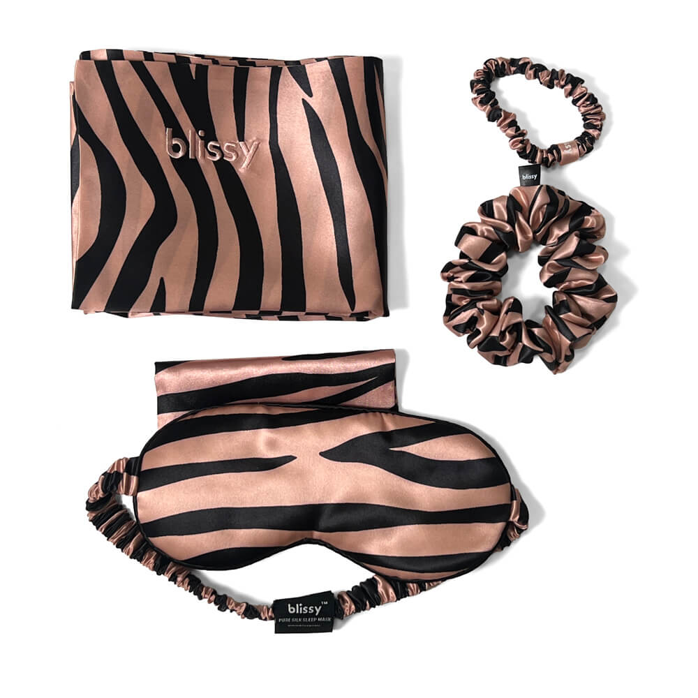 Blissy Tiger Silk Blissy Dream Set Detail – King
