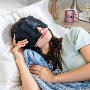 Sleep Mask - Black - Weighted