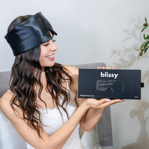 Sleep Mask - Black - Weighted