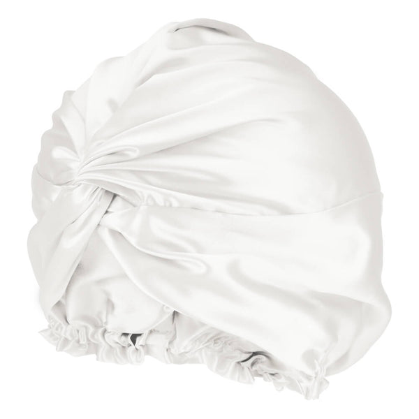 Blissy White Silk Blissy Bonnet Detail –