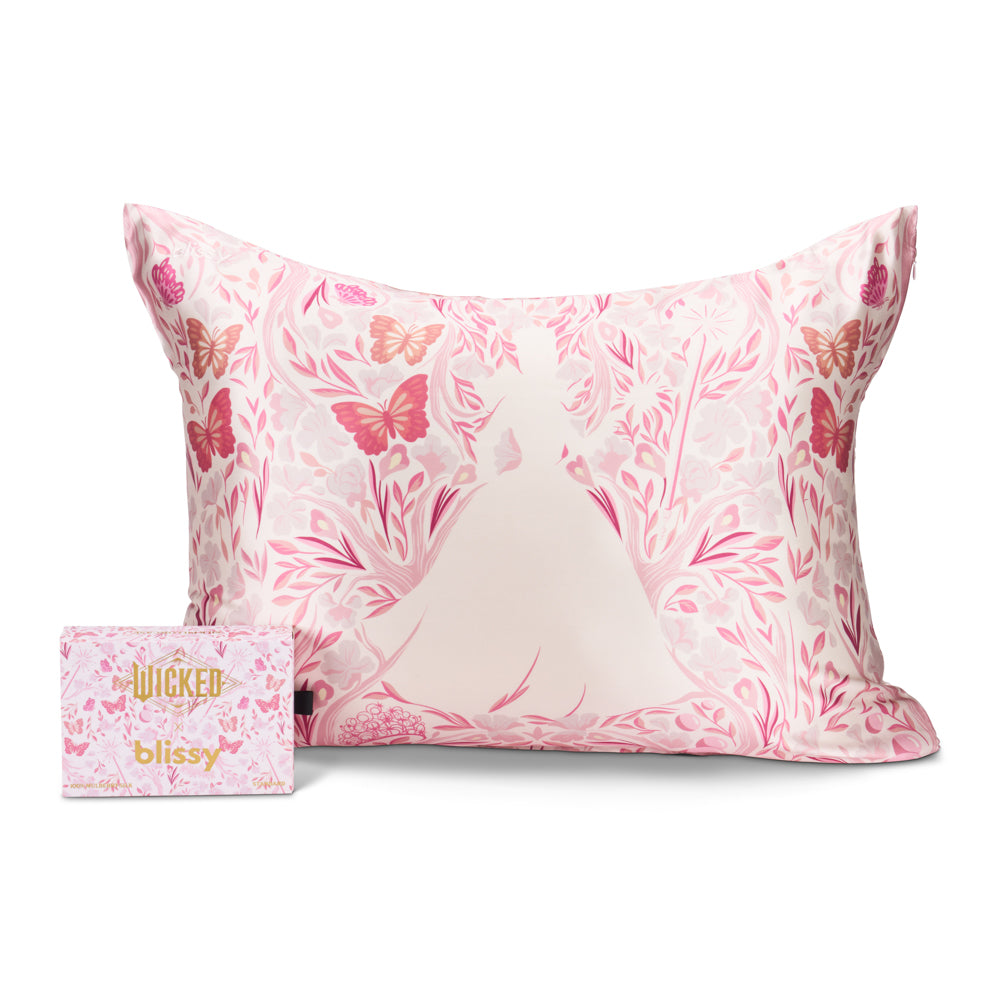 Wicked™- Find Your Courage Pillowcase Close-Up – Blissy 22 Momme Silk