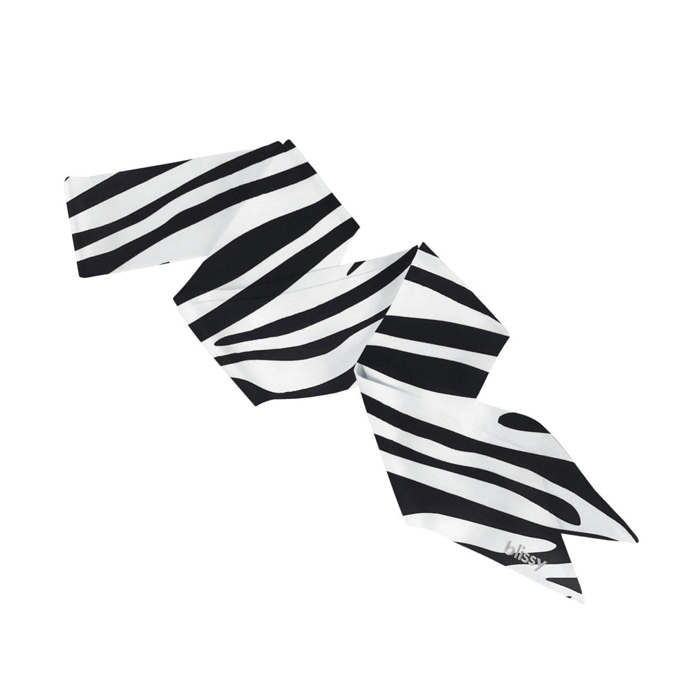Zebra Blissy Hair Ribbon – Blissy Premium Silk
